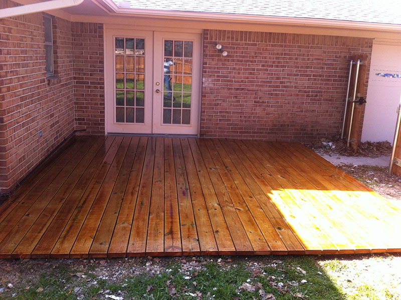 Adding A Backyard Deck