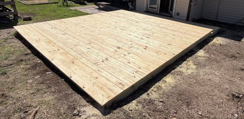 wood deck