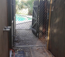 chain link fences
