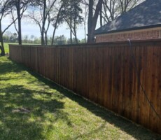 Fence installation